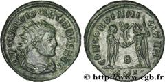 DIOCLETIEN (20/11/284-1/05/305) Caius Aurelius Valerius Diocletianus Auguste (20/11/284-1/05/305) Aurelianus 291-294 N° brm_162431 Date : 291-294 Nom de l'atelier : Héraclée Métal : billon Diamètre : 