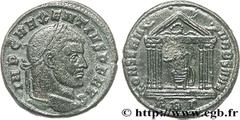 MAXENCE (28/10/306-28/10/312) Marcus Aurelius Valerius Maxentius Auguste (04/307-28/10/312) Follis ou nummus 308-310 N° brm_162582 Date : 308-310 Nom de l'atelier : Rome Métal : cuivre Diamètre : 26mm