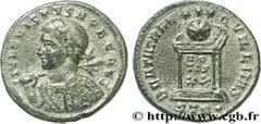 CRISPUS (1/04/317-09/326) Flavius Julius Crispus César (317-326) Centenionalis ou nummus 322 N° brm_162844 Date : 322 Nom de l'atelier : Trèves Métal : cuivre Diamètre : 18,5mm Axe des coins : 6h. Poi