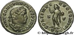 CONSTANTIN Ier LE GRAND (25/07/306-22/05/337) Flavius Valerius Constantinus Auguste (25/12/307-22/05/337) Follis ou nummus 310-311 N° brm_162911 Date : 310-311 Nom de l'atelier : Lyon Métal : cuivre D