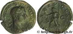 ALEXANDRE SEVERE (10/05/221-22/03/235) Marcus Aurelius Severus Alexander Auguste (13/03/222-22/02/235) Sesterce 226 N° brm_164568 Date : 226 Nom de l'atelier : Rome Métal : cuivre Diamètre : 28,5mm Ax