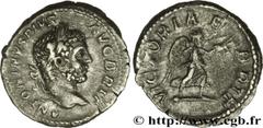 CARACALLA (27/05/196-8/04/217) Marcus Aurelius Antoninus Co-empereur avec Septime Sévère (04/198-209) Denier 210 N° brm_164679 Date : 210 Nom de l'atelier : Rome Métal : argent Diamètre : 19,5mm Axe d