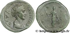 FAUSTINE MERE (+141) Annia Galeria Faustina Consécration d'Antonin le Pieux Dupondius c. après 147 N° brm_164785 Date : c. après 147 Nom de l'atelier : Rome Métal : cuivre Diamètre : 29,00mm Axe des c