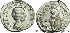 JULIA MAESA (+223 ou 226) Julia Mوsa Sœur de Julia Domna, mère de Julia Soémias et de Julia Mamée, grand-mère d'Elagabal et d'Alexandre Sévère - Augusta (218-223/226) Denier 220-222 N° brm_164817 Date