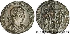 CONSTANCE II (8/11/324-3/11/361) Flavius Julius Valerius Constantius César (8/11/324-9/09/337) Centenionalis ou nummus 330-331 N° brm_165657 Date : 330-331 Nom de l'atelier : Rome Métal : cuivre Diamè