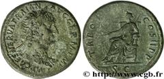 TRAJAN (27/10/97-8/08/117) Marcus Ulpius Traianus Auguste (25/01/98-8/08/117) Sesterce 99 N° brm_166294 Date : 99 Nom de l'atelier : Rome Métal : bronze Diamètre : 34mm Axe des coins : 6h. Poids : 25,