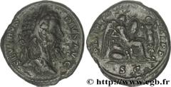 SEPTIME SEVERE (13/04/193-4/02/211) Lucius Septimius Severus As 209 N° brm_166300 Date : 209 Nom de l'atelier : Rome Métal : cuivre Diamètre : 26mm Axe des coins : 6h. Poids : 8,72g. Degré de rareté :