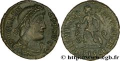VALENS (28/03/364-9/08/378) Flavius Valens Nummus, (PB, ئ 3) 370 N° brm_166421 Date : 370 Nom de l'atelier : Siscia Métal : cuivre Diamètre : 18mm Axe des coins : 6h. Poids : 2,86g. Etat de conservati