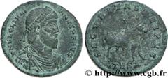 JULIEN II LE PHILOSOPHE (6/11/355-26/06/363) Flavius Claudius Julianus Auguste (02/360-26/06/363) Double maiorina, (GB, ئ 1) 362-363 N° brm_166549 Date : 362-363 Nom de l'atelier : Thessalonique Métal