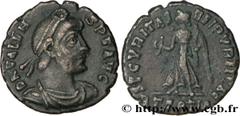 VALENS (28/03/364-9/08/378) Flavius Valens Nummus, (PB, ئ 3) 375 N° brm_166646 Date : 375 Nom de l'atelier : Rome Métal : cuivre Diamètre : 17mm Axe des coins : 12h. Poids : 2,32g. Degré de rareté : R