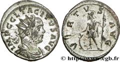 TACITE (11-12/275-06/276) Marcus Claudius Tacitus Aurelianus 275 N° brm_166960 Date : 275 Nom de l'atelier : Lyon Métal : billon Diamètre : 23,5mm Axe des coins : 6h. Poids : 3,72g.   Etat de conserva