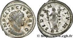 TACITE (11-12/275-06/276) Marcus Claudius Tacitus Aurelianus 276 N° brm_166987 Date : 276 Nom de l'atelier : Lyon Métal : billon Diamètre : 24,5mm Axe des coins : 5h. Poids : 3,82g. Etat de conservati