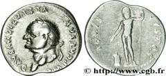 VESPASIEN (1/07/69-24/06/79) Titus Flavius Sabinus Vespasianus Denier 75 N° brm_168412 Date : 75 Nom de l'atelier : Rome Métal : argent Diamètre : 18mm Axe des coins : 6h. Poids : 3,36g. Degré de rare