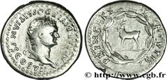 DOMITIEN (12/69-18/09/96) Titus Flavius Domitianus César sous Titus (24/06/79-13/09/81) Denier 80 N° brm_168424 Date : 80 Nom de l'atelier : Rome Métal : argent Diamètre : 18,5mm Axe des coins : 6h. P
