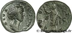FAUSTINE MERE (+141) Annia Galeria Faustina Consécration d'Antonin le Pieux Dupondius c. après 147 N° brm_168471 Date : c. après 147 Nom de l'atelier : Rome Métal : cuivre Diamètre : 25mm Axe des coin
