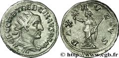 TREBONIEN GALLE (06/251-06/253) Caius Vibius Trebonianus Gallus Antoninien 251-253 N° brm_168549 Date : 251-253 Nom de l'atelier : Antioche Métal : billon Diamètre : 22mm Axe des coins : 12h. Poids : 