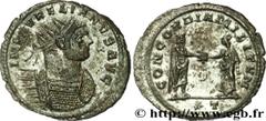 AURELIEN (07/270-09/275) Lucius Domitius Aurelianus Antoninien 272-274 N° brm_168575 Date : 272-274 Nom de l'atelier : Siscia Métal : billon Diamètre : 23,5mm Axe des coins : 12h. Poids : 4,51g.   Eta
