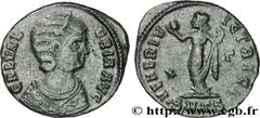 GALERIA VALERIA (+315) Galeria Valeria Fille de Dioclétien, femme de Galère - Augusta (308-311) Follis ou nummus 308-310 N° brm_168656 Date : 308-310 Nom de l'atelier : Thessalonique Métal : cuivre Di
