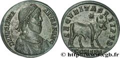 JULIEN II LE PHILOSOPHE (6/11/355-26/06/363) Flavius Claudius Julianus Auguste (02/360-26/06/363) Double maiorina, (GB, ئ 1) 362-363 N° brm_168701 Date : 362-363 Nom de l'atelier : Constantinople Méta