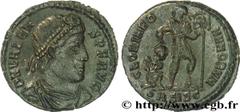 VALENS (28/03/364-9/08/378) Flavius Valens Nummus, (PB, ئ 3) 364 N° brm_168711 Date : 364 Nom de l'atelier : Siscia Métal : cuivre Diamètre : 18mm Axe des coins : 6h. Poids : 2,70g. Degré de rareté : 