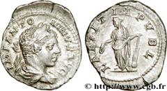 ELAGABAL (16/05/218-12/03/222) Marcus Aurelius Antoninus Denier 219 N° brm_168865 Date : 219 Nom de l'atelier : Rome Métal : argent Diamètre : 20mm Axe des coins : 6h. Poids : 3,18g. Degré de rareté :
