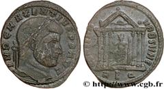 MAXENCE (28/10/306-28/10/312) Marcus Aurelius Valerius Maxentius Auguste (04/307-28/10/312) Follis ou nummus 310-311 N° brm_168918 Date : 310-311 Nom de l'atelier : Rome Métal : cuivre Diamètre : 26,5