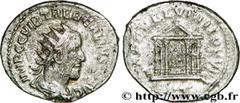 TREBONIEN GALLE (06/251-06/253) Caius Vibius Trebonianus Gallus Antoninien 252 N° brm_169019 Date : 252 Nom de l'atelier : Antioche Métal : billon Diamètre : 20,5mm Axe des coins : 12h. Poids : 4,56g.