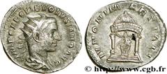 VOLUSIEN (06/251-06/253) Caius Vibius Afinius Gallus Vendumnianus Volusianus Auguste (11/251-05/253) Antoninien 252 N° brm_169028 Date : 252 Nom de l'atelier : Rome Métal : billon Diamètre : 20mm Axe 