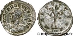 PROBUS (06-07/276-09/282) Marcus Aurelius Probus Aurelianus 277-278 N° brm_170069 Date : 277-278 Nom de l'atelier : Lyon Métal : billon Diamètre : 23mm Axe des coins : 6h. Poids : 2,81g. Degré de rare
