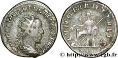 TREBONIEN GALLE (06/251-06/253) Caius Vibius Trebonianus Gallus Antoninien 252 N° brm_170145 Date : 252 Nom de l'atelier : Rome Métal : billon Diamètre : 21,5mm Axe des coins : 6h. Poids : 4,22g. Degr