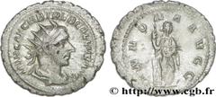 TREBONIEN GALLE (06/251-06/253) Caius Vibius Trebonianus Gallus Antoninien 253 N° brm_170469 Date : 253 Nom de l'atelier : Rome Métal : billon Diamètre : 22mm Axe des coins : 12h. Poids : 2,78g. Etat 