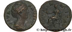 FAUSTINE MERE (+141) Annia Galeria Faustina Consécration d'Antonin le Pieux Sesterce c. après 147 N° brm_170498 Date : c. après 147 Nom de l'atelier : Rome Métal : cuivre Diamètre : 24,5mm Axe des coi