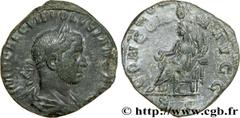 VOLUSIEN (06/251-06/253) Caius Vibius Afinius Gallus Vendumnianus Volusianus Auguste (11/251-05/253) Sesterce 251-252 N° brm_172831 Date : 251-252 Nom de l'atelier : Rome Métal : cuivre Diamètre : 28,