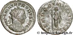 PROBUS (06-07/276-09/282) Marcus Aurelius Probus Aurelianus 277 N° brm_172886 Date : 277 Nom de l'atelier : Lyon Métal : billon Diamètre : 21,5mm Axe des coins : 12h. Poids : 3,95g.   Etat de conserva