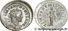 PROBUS (06-07/276-09/282) Marcus Aurelius Probus Aurelianus 277 N° brm_172887 Date : 277 Nom de l'atelier : Lyon Métal : billon Diamètre : 22,5mm Axe des coins : 12h. Poids : 3,81g.   Etat de conserva