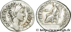 COMMODE (166-31/12/192) Lucius Aurelius Commodus Co-empereur avec Marc-Aurèle (176-180) Denier 179 N° brm_173001 Date : 179 Nom de l'atelier : Rome Métal : argent Diamètre : 17,5mm Axe des coins : 6h.