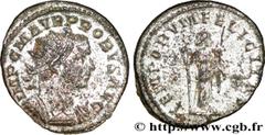 PROBUS (06-07/276-09/282) Marcus Aurelius Probus Aurelianus 276 N° brm_173064 Date : 276 Nom de l'atelier : Lyon Métal : billon Diamètre : 22mm Axe des coins : 12h. Poids : 4,43g. Degré de rareté : R1