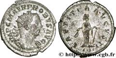 PROBUS (06-07/276-09/282) Marcus Aurelius Probus Aurelianus 276 N° brm_173118 Date : 276 Nom de l'atelier : Lyon Métal : billon Diamètre : 23mm Axe des coins : 6h. Poids : 3,79g.   Etat de conservatio