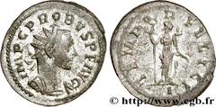 PROBUS (06-07/276-09/282) Marcus Aurelius Probus Aurelianus 277 N° brm_173140 Date : 277 Nom de l'atelier : Lyon Métal : billon Diamètre : 24mm Axe des coins : 6h. Poids : 4,36g.   Etat de conservatio