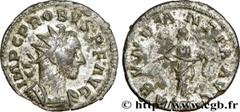 PROBUS (06-07/276-09/282) Marcus Aurelius Probus Aurelianus 277 N° brm_173160 Date : 277 Nom de l'atelier : Lyon Métal : billon Diamètre : 22,5mm Axe des coins : 12h. Poids : 3,11g.   Etat de conserva