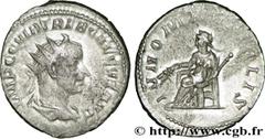 TREBONIEN GALLE (06/251-06/253) Caius Vibius Trebonianus Gallus Antoninien 252 N° brm_173214 Date : 252 Nom de l'atelier : Rome Métal : billon Diamètre : 22mm Axe des coins : 6h. Poids : 3,79g. Degré 