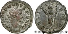 PROBUS (06-07/276-09/282) Marcus Aurelius Probus Aurelianus 281 N° brm_173281 Date : 281 Nom de l'atelier : Lyon Métal : billon Diamètre : 22,5mm Axe des coins : 6h. Poids : 4,10g.   Etat de conservat