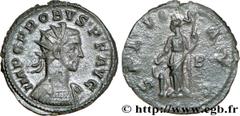 PROBUS (06-07/276-09/282) Marcus Aurelius Probus Aurelianus 281 N° brm_173340 Date : 281 Nom de l'atelier : Lyon Métal : billon Diamètre : 22,5mm Axe des coins : 12h. Poids : 3,70g. Etat de conservati