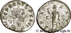 PROBUS (06-07/276-09/282) Marcus Aurelius Probus Aurelianus 282 N° brm_173347 Date : 282 Nom de l'atelier : Lyon Métal : billon Diamètre : 21mm Axe des coins : 12h. Poids : 3,83g. Degré de rareté : R1