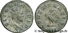 CARUS (+283) Consécration de Carin et de Numérien Aurelianus 284 N° brm_173458 Date : 284 Nom de l'atelier : Lyon Métal : billon Diamètre : 21mm Axe des coins : 6h. Poids : 3,88g.   Etat de conservati