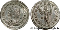 DIOCLETIEN (20/11/284-1/05/305) Caius Aurelius Valerius Diocletianus Auguste (20/11/284-1/05/305) Aurelianus 285-286 N° brm_173511 Date : 285-286 Nom de l'atelier : Lyon Métal : billon Diamètre : 22mm