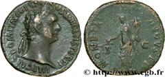 DOMITIEN (12/69-18/09/96) Titus Flavius Domitianus Auguste (13/09/81-18/09/96) As 95-96 N° brm_173816 Date : 95-96 Nom de l'atelier : Rome Métal : cuivre Diamètre : 27mm Axe des coins : 6h. Poids : 9,