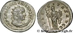 VALERIEN Ier (07/253-06/260) Publius Licinius Valerianus Antoninien 257-258 N° brm_173886 Date : 257-258 Nom de l'atelier : Rome Métal : billon Diamètre : 22mm Axe des coins : 6h. Poids : 4,25g. Degré