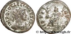 DIOCLETIEN (20/11/284-1/05/305) Caius Aurelius Valerius Diocletianus Auguste (20/11/284-1/05/305) Aurelianus 292 N° brm_174200 Date : 292 Nom de l'atelier : Lyon Métal : billon Diamètre : 22,5mm Axe d