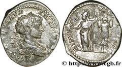 CARACALLA (27/05/196-8/04/217) Marcus Aurelius Antoninus Co-empereur avec Septime Sévère (04/198-209) Denier 198 N° brm_174261 Date : 198 Nom de l'atelier : Rome Métal : argent Diamètre : 19mm Axe des